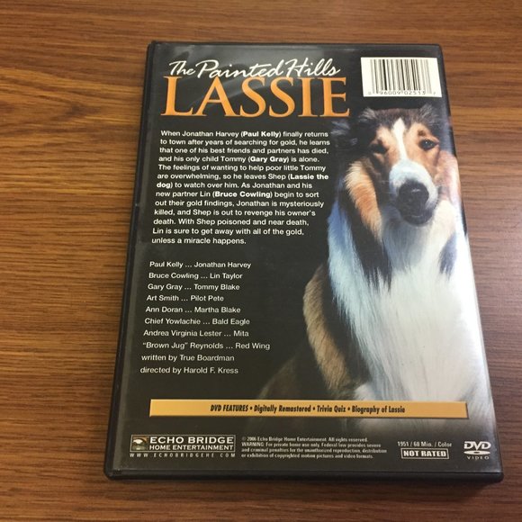 Lassie - The Painted Hills 1951 DVD Full Screen - Picture 2 of 4